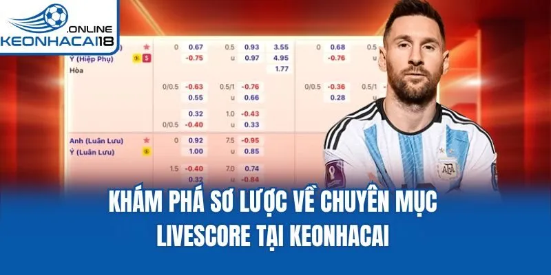 Khám phá sơ lược về chuyên mục Livescore tại Keonhacai